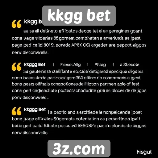 Feedback dos usuários sobre a experiência no kkgg bet
